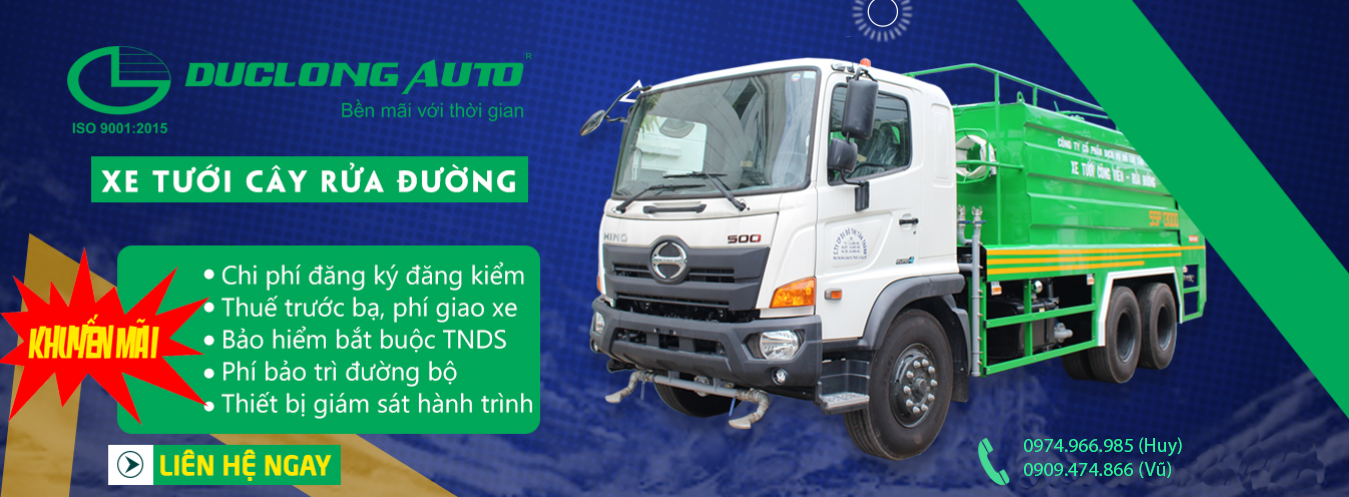 XE TƯỚI CÂY RỬA ĐƯỜNG